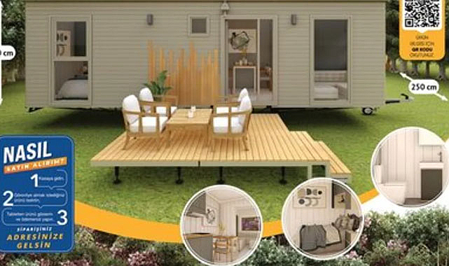 BİM 4 kişi kapasiteli ev satıyor