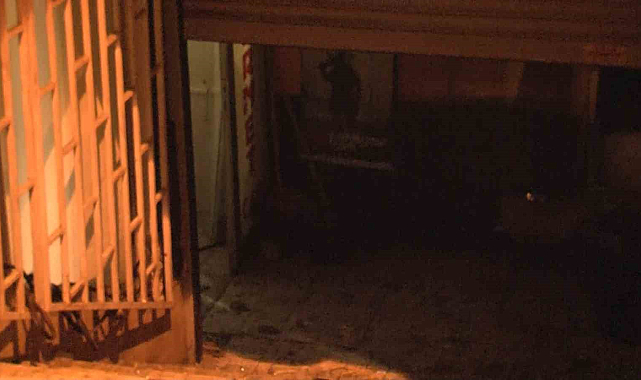 Bir iş yerine ses bombası atıldı