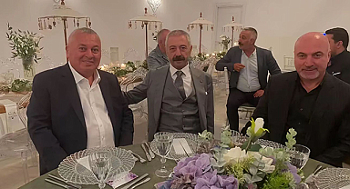 Cemal Enginyurt'un oğlunun nişanına Sedat Şahin de katıldı