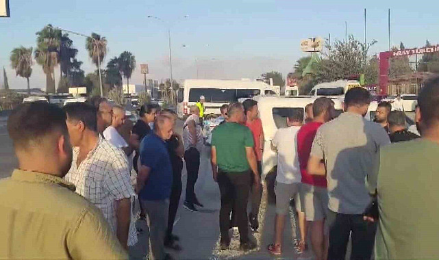 Ceza yiyen sürücü kendini ve aracını yakmaya çalıştı