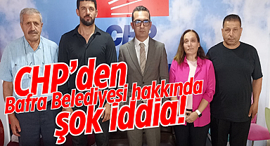 CHP’den Bafra Belediyesi hakkında şok iddia!