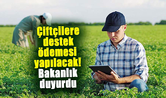 Çiftçilere destek ödemesi yapılacak! Bakanlık duyurdu