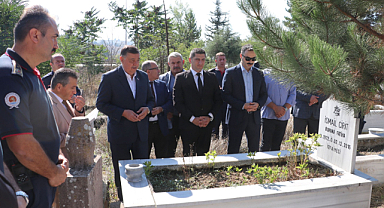 Havza’da şehit itfaiyeci anıldı