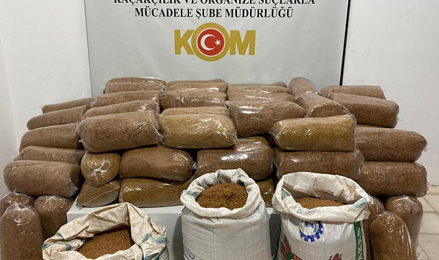 İlkadım'da kaçak tütün operasyonu