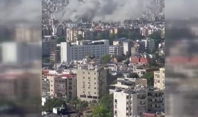 İsrail Beyrut'a saldırdı! 3 ölü, 17 yaralı