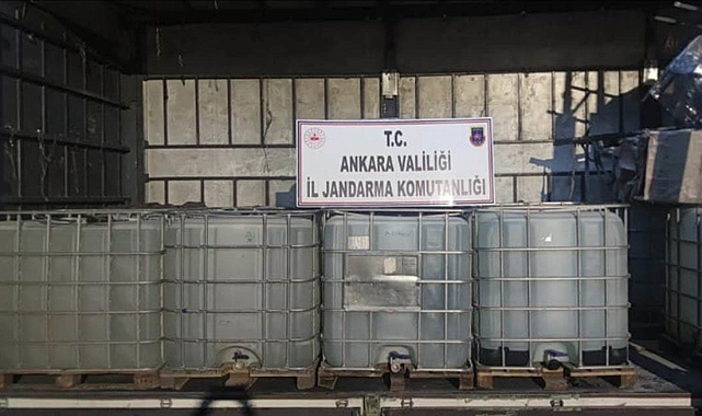 Kaçakçılık operasyonunda 10 bin litre etil alkol yakalandı