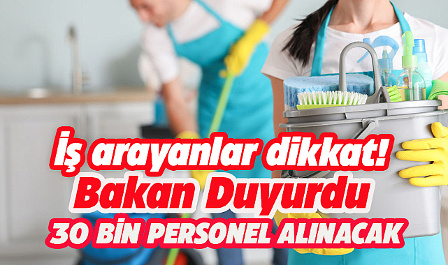 MEB'e 30 bin personel alınacak