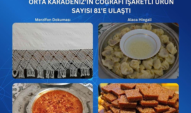 Orta Karadeniz Bölgesi'nde coğrafi işaretli ürünlerde artış