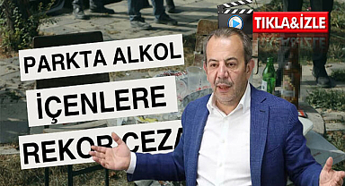 Parkta alkol içip çöpleri bırakan 4 kişiye 160 bin lira ceza