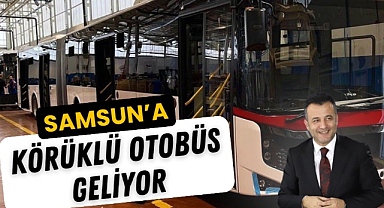 Samsun'a 10 yeni körüklü otobüs geliyor
