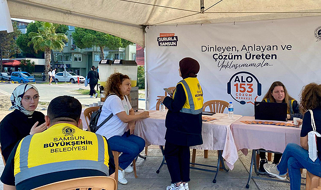 Samsun Büyükşehir Belediyesi halkın nabzını tutuyor