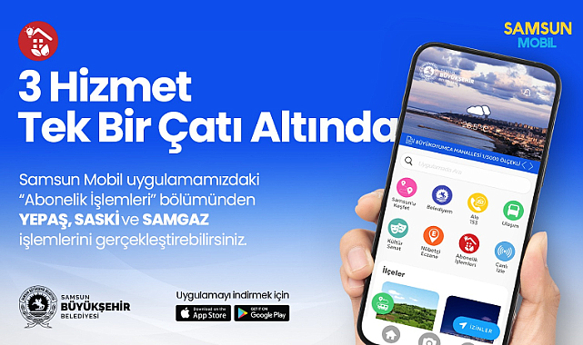 Samsun Büyükşehir hayatı kolaylaştırıyor