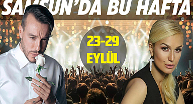 Samsun'da 23-29 Eylül Etkinlikleri