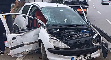 Samsun'da 4 araç birbirine girdi