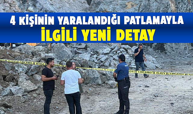 Samsun'da 4 kişinin yaralandığı patlamayla ilgili yeni detay