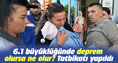 Samsun'da 6.1 büyüklüğünde deprem olursa, senaryosu canlandırıldı!