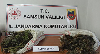 Samsun'da  6 kilo esrar ele geçirildi