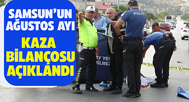 Samsun'da ağustos ayında trafik kazalarında 7 kişi öldü