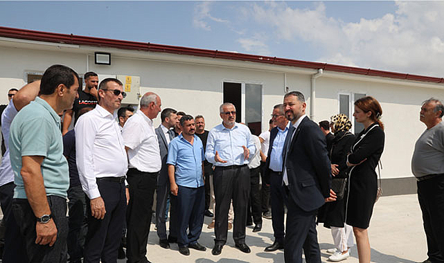 Samsun'da Bafra Belediyesi'nden yatırım turu