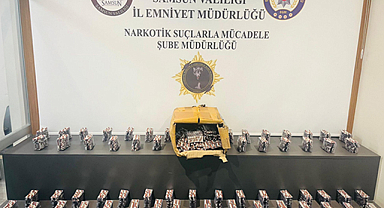 Samsun'da bisikletle uyuşturucu taşırken yakalanan zehir taciri tutuklandı