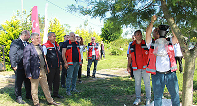 Samsun'da fındık bahçeleri kahverengi kokarcaya karşı ilaçlandı