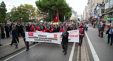 Samsun'da Gaziler Günü coşkuyla kutlandı