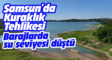 Samsun'da kuraklık tehlikesi! Barajlarda su seviyesi düştü