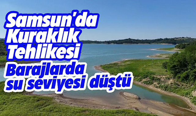 Samsun'da kuraklık tehlikesi! Barajlarda su seviyesi düştü