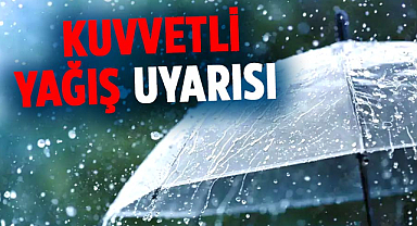 Samsun'da kuvvetli yağış uyarısı