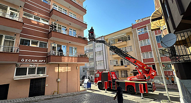 Samsun'da ocakta unutulan yemek az kalsın evi yakıyordu