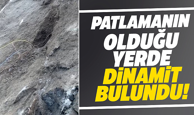 Samsun'da patlamanın olduğu yerde dinamit bulundu