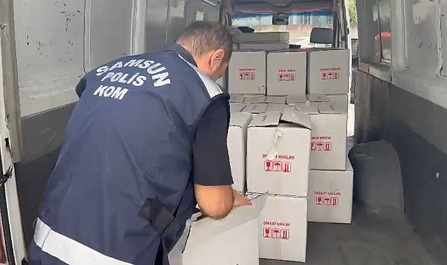 Samsun'da sahte içki operasyonu