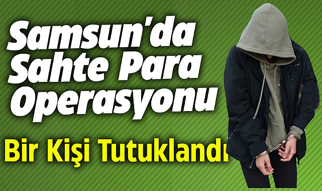 Samsun'da sahte para operasyonunda 1 kişi tutuklandı