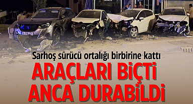 Samsun'da sarhoş sürücü ortalığı birbirine kattı