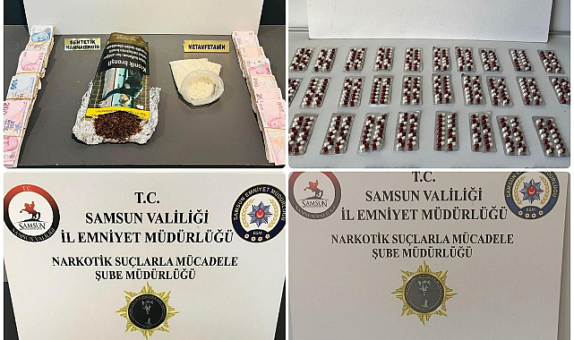 Samsun'da uyuşturucuya darbe! 5 gözaltı