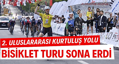 Samsun'dan Ankara'ya uzanan 2. Uluslararası Kurtuluş Yolu Bisiklet Turu sona erdi