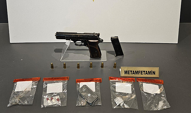 Samsun İlkadım'da uyuşturucu ve silah operasyonu