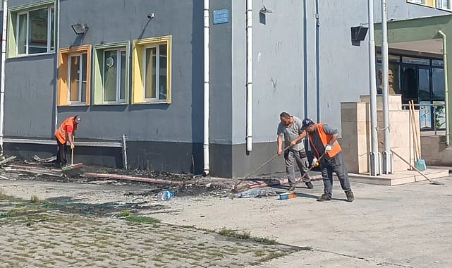 Samsun Terme'de okullarda kapsamlı temizlik