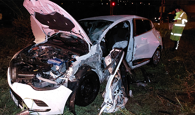 Samsun'un Atakum ilçesinde minibüs ile otomobil çarpıştı! 5 Yaralı