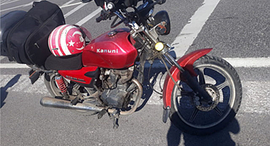 Samsun'un Çarşamba ilçesinde motosiklet kaza yaptı: 2 yaralı