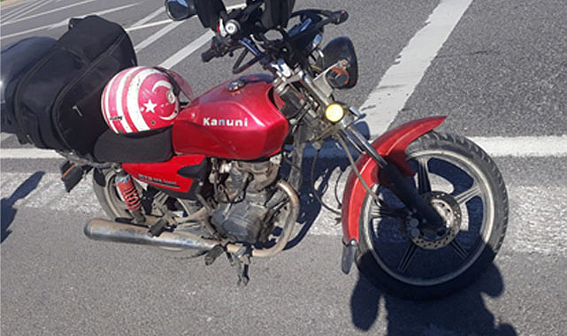 Samsun'un Çarşamba ilçesinde motosiklet kaza yaptı: 2 yaralı