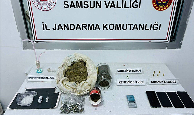 Samsun’un Çarşamba ilçesinde uyuşturucu operasyonu