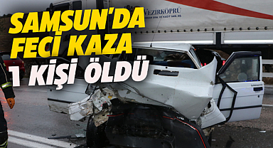 Samsun'un Havza ilçesinde feci kaza! 1 ölü 5 yaralı