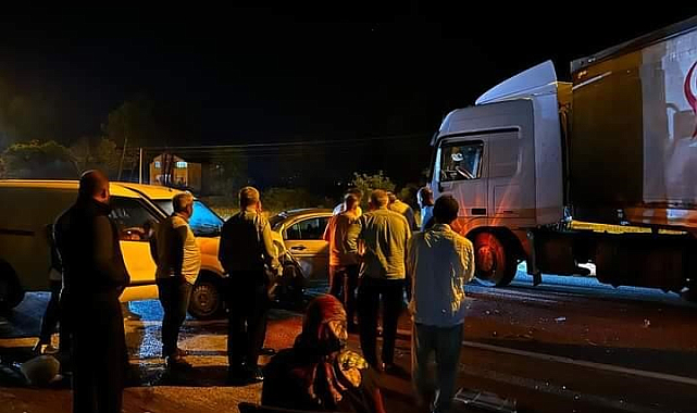 Samsun'da zincirleme kaza