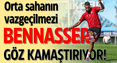 Samsunspor’da Bennasser göz kamaştırıyor!