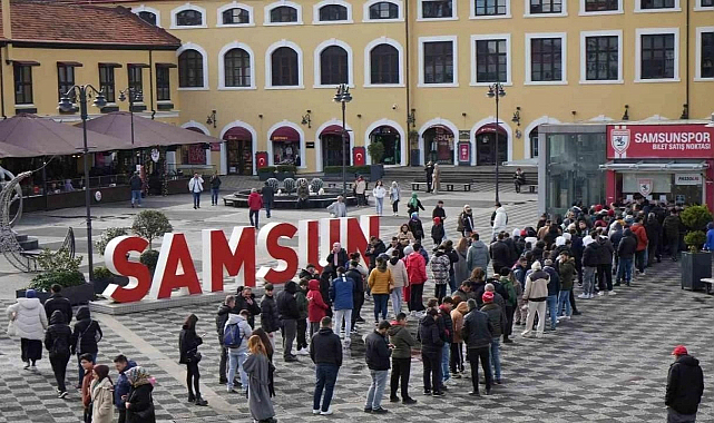 Samsunspor Göztepe maçı biletlerine ilgi yarıda kaldı