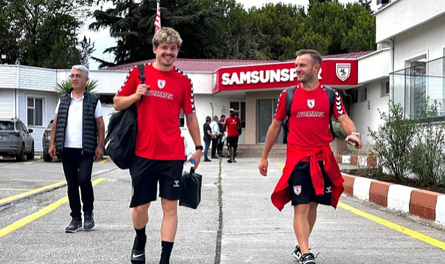 Samsunspor kafilesi Rize'ye gitti
