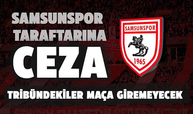 Samsunspor taraftarına ceza