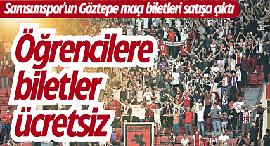 Samsunspor'un Göztepe maçı biletleri satışa çıktı