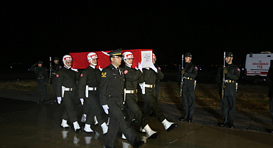 Şehit Maşallah Abakay'ın naaşı Muş'a getirildi